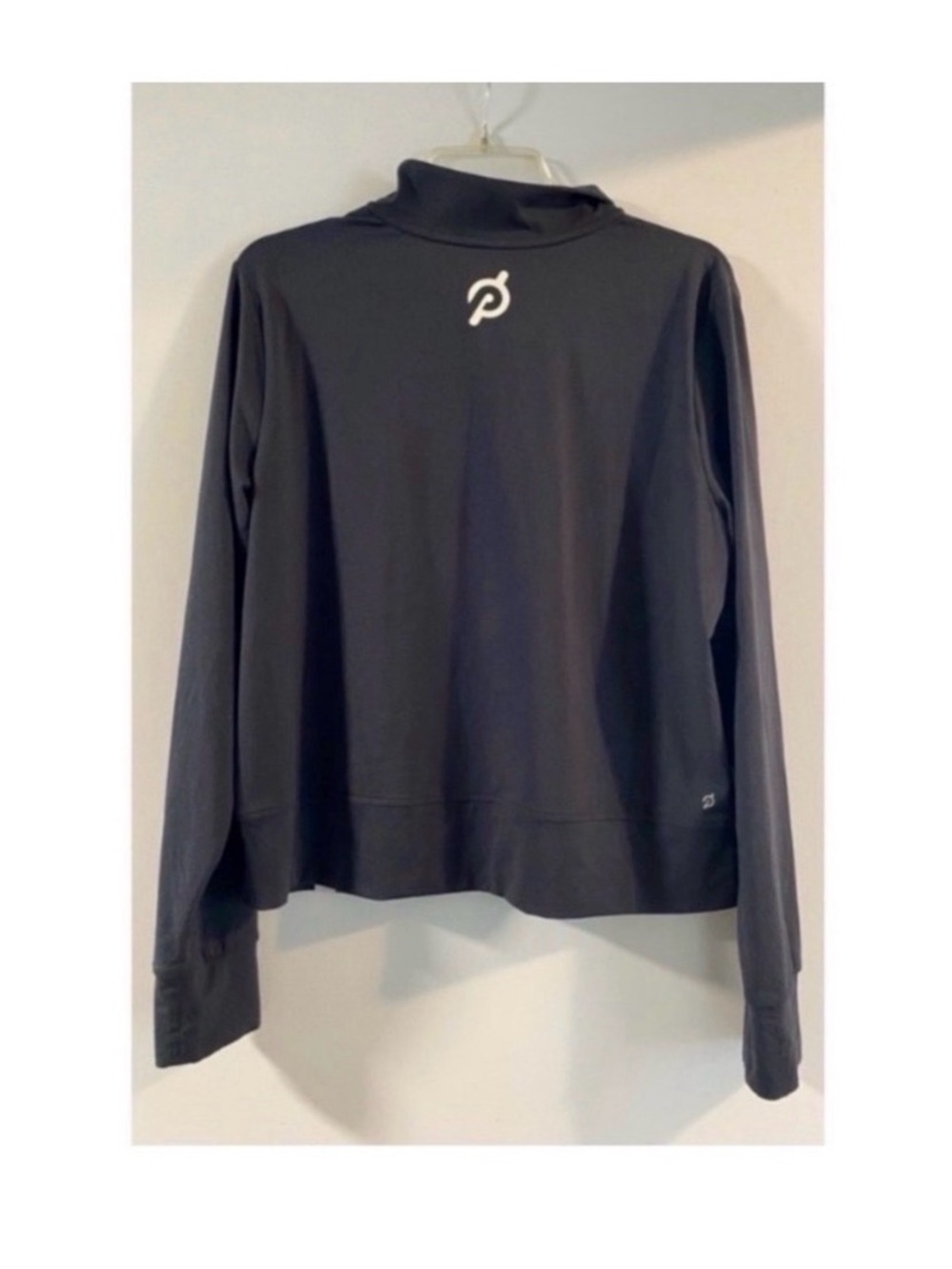 PELOTON Grey Quarter Zip Athletic Sweatshirt Size Large - Picture 7 of 9